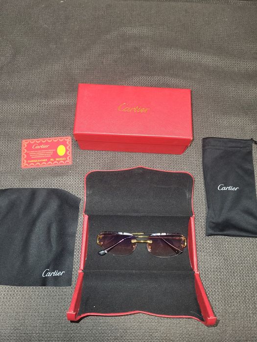 Okulary Cartier etui
