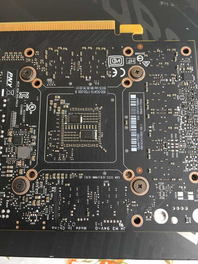 Видеокарта PNY Nvidia Quadro p2000