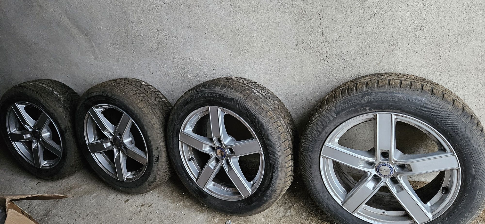 Koła 4x alufelgi mercedes 225/55/17 5x112 ET35