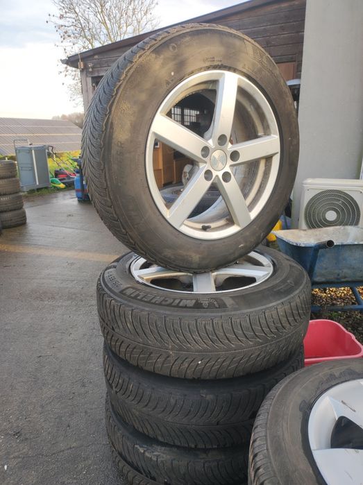 Alufelgi z oponami zima Audi Volkswagen Skoda Mercedes 5 x 112