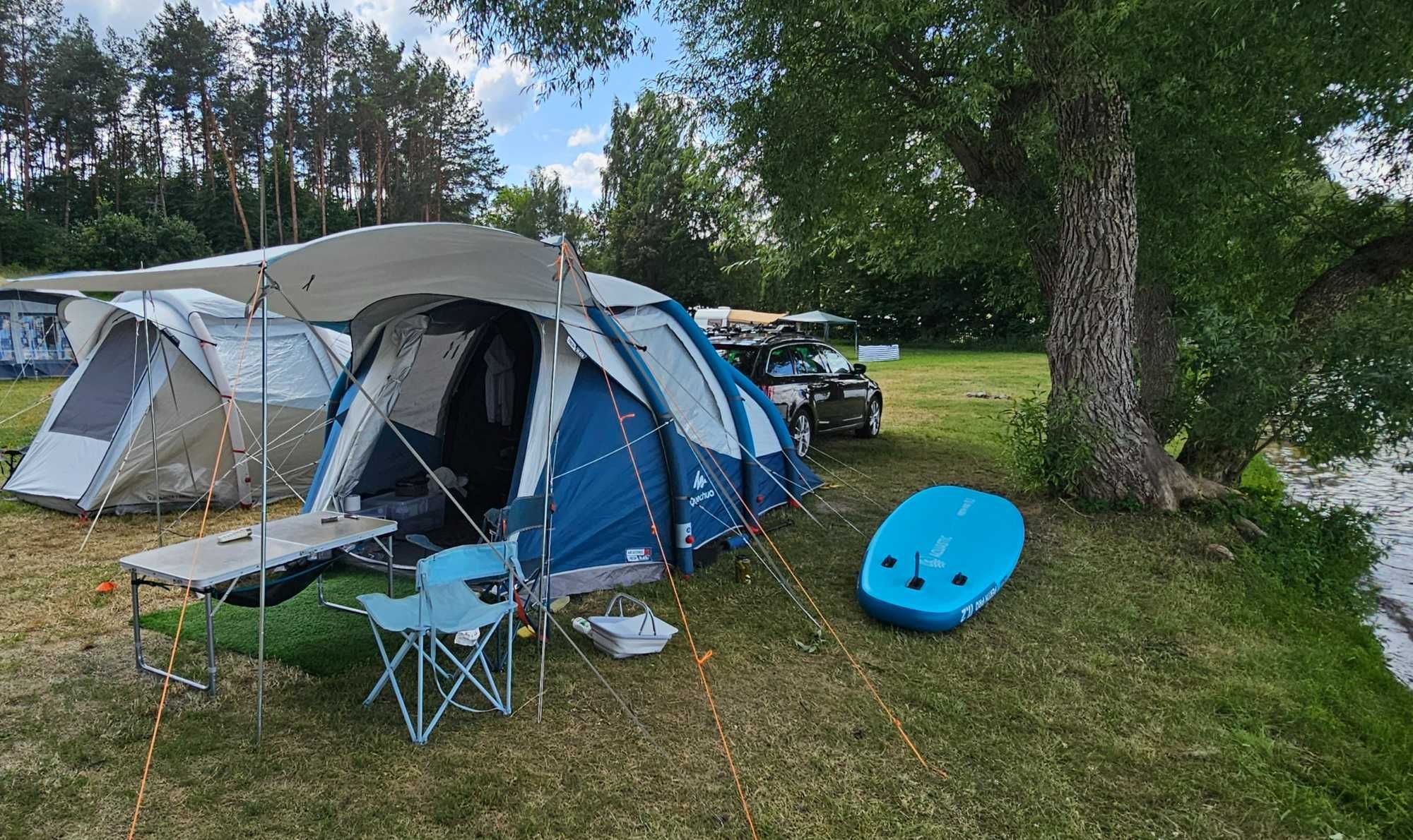Quechua Air Seconds 4.1 F&B + tarp L + dodatki