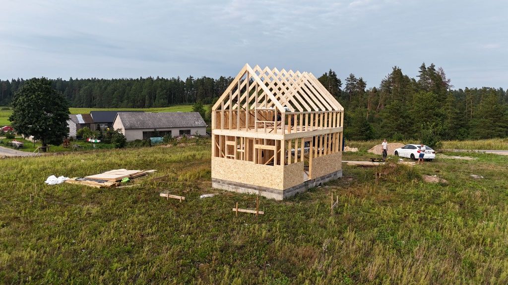 Domek letniskowy całoroczny 5x7 stodoła