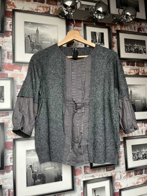 Next sweter szary 3/4 ( realnie M/L )