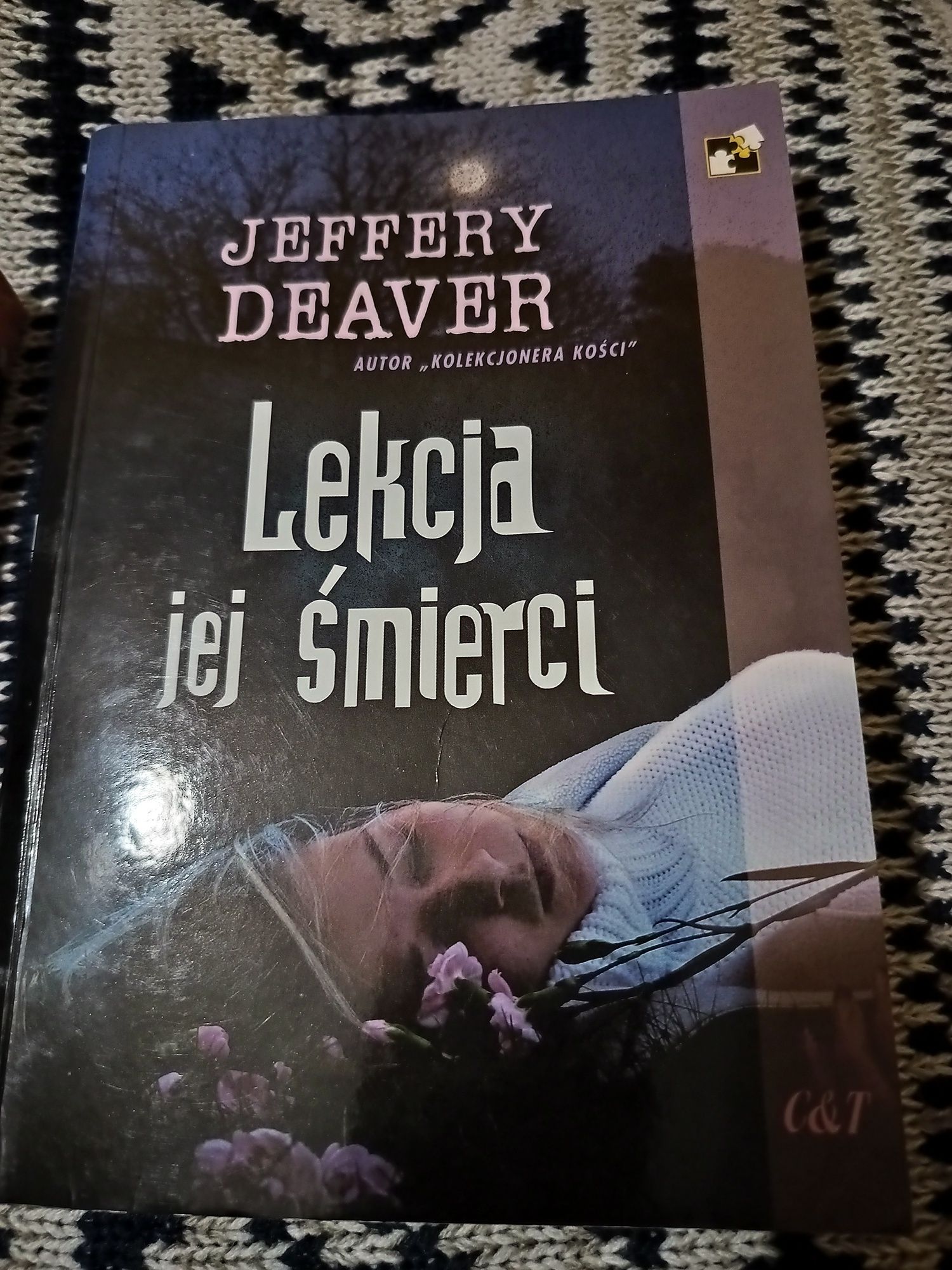 Jeffery Deaver zestaw thrillerów Płytkie groby Łzy diabła Lekcja jej