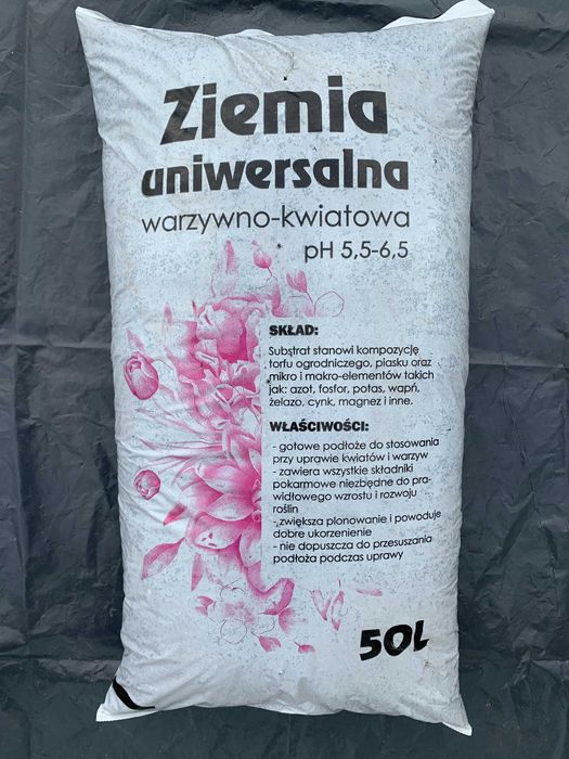 Ziemia ogrodowa uniwersalna warzywna kwiatowa 50litrów Lublin