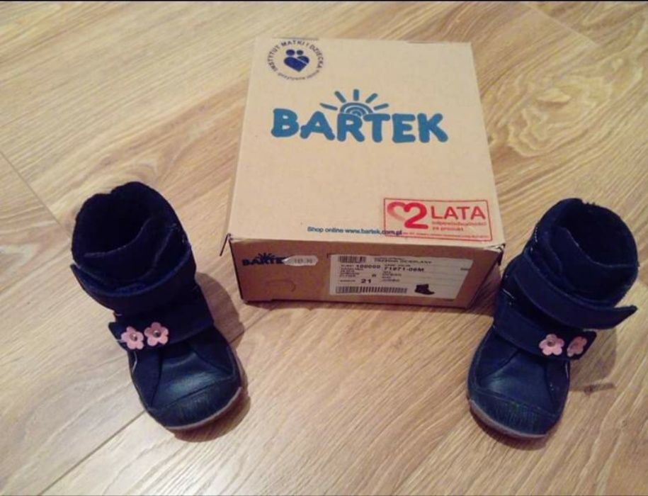 Buty Bartek r.21 zimowe noszone tylko 2tyg.