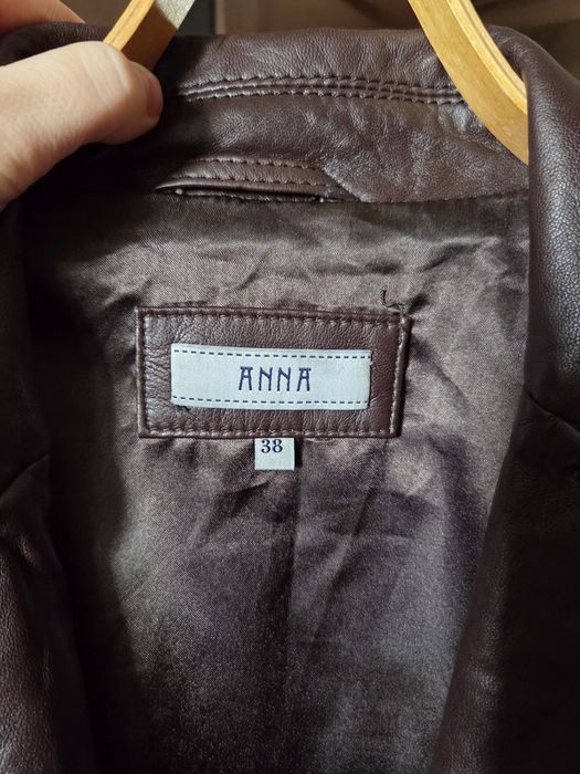 Шкіряний жакет Anna van toor 38р