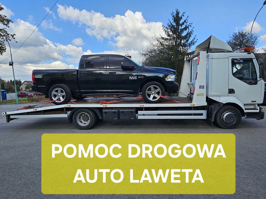 Pomoc Drogowa Auto Laweta ładowność 6ton