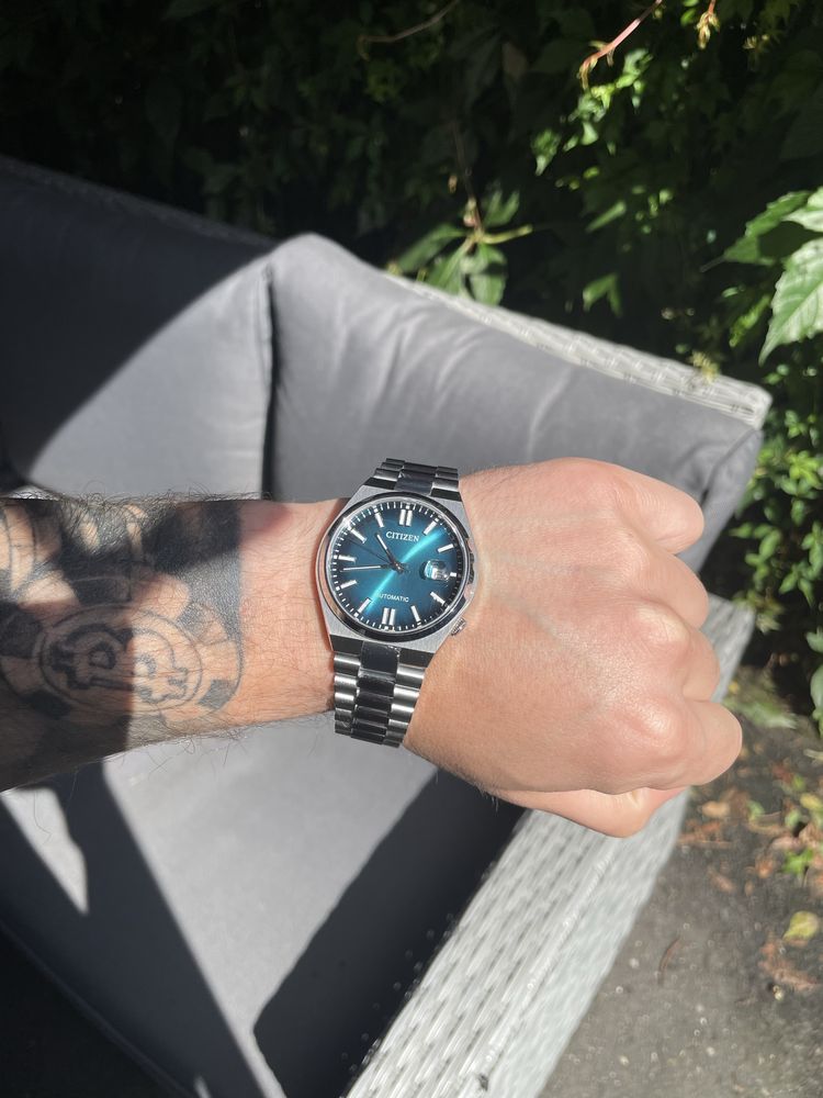 Zegarek Citizen Tsuyosa Blue Gradient NJ0151-88X Automatic  Sapphir