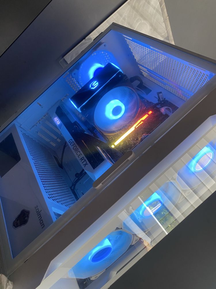 CALY ZESTAW: Komputer Gamingowy 4060TI, Ryzen 5 7500f, fera, led, DDR5