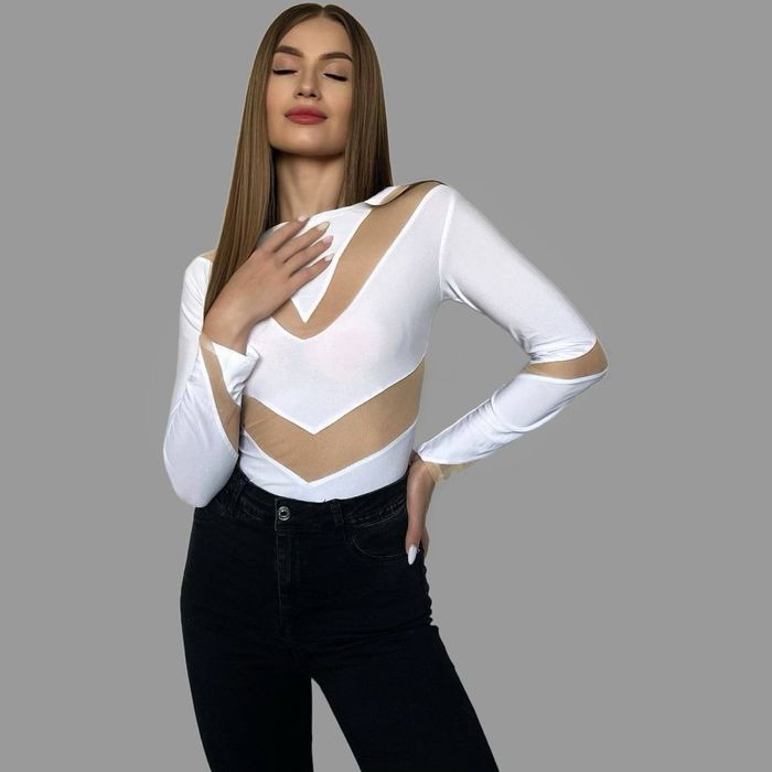 Боді всьавками сітки