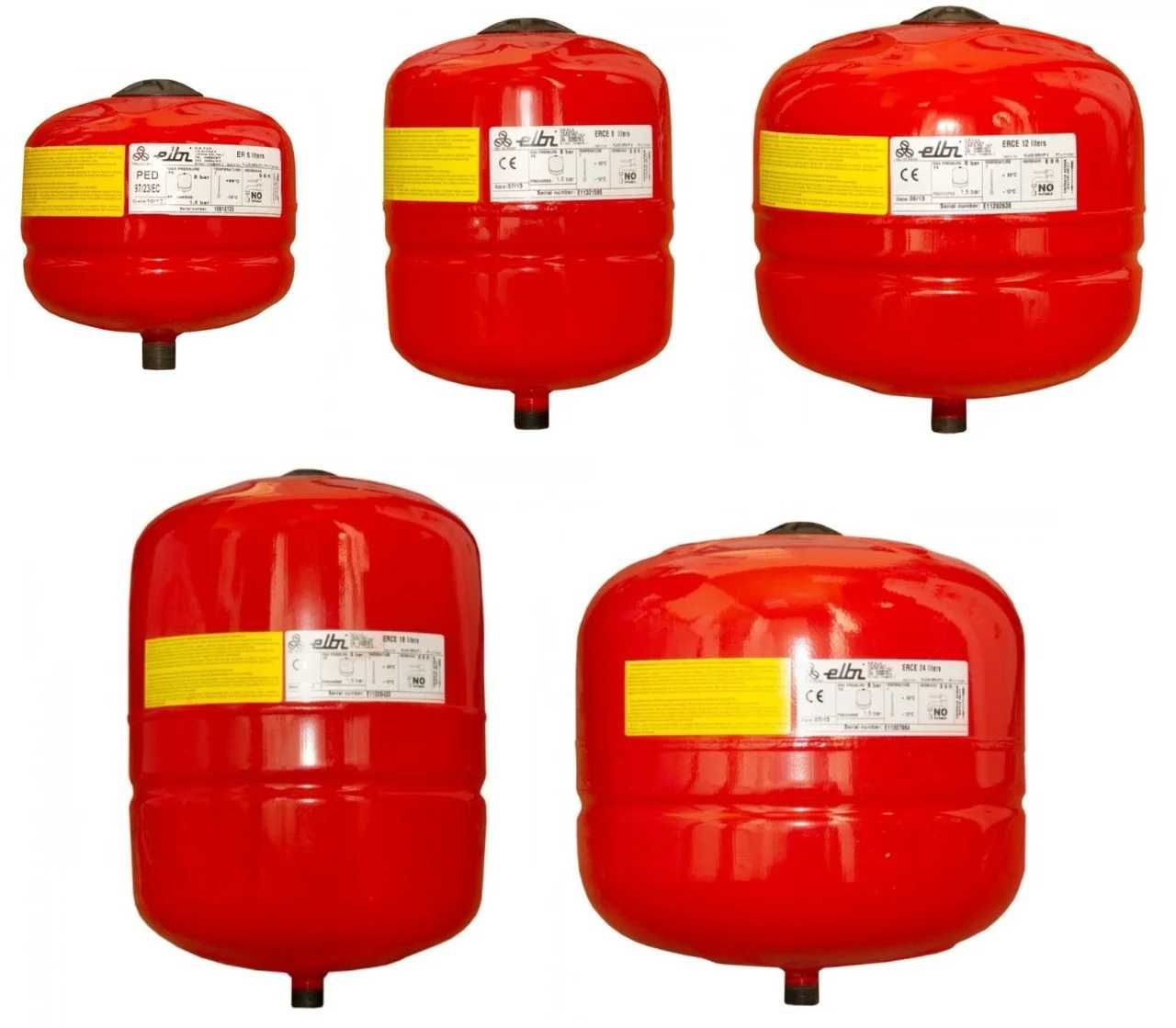 Расширительные баки Elbi для систем отопления (6 - 500 литров)