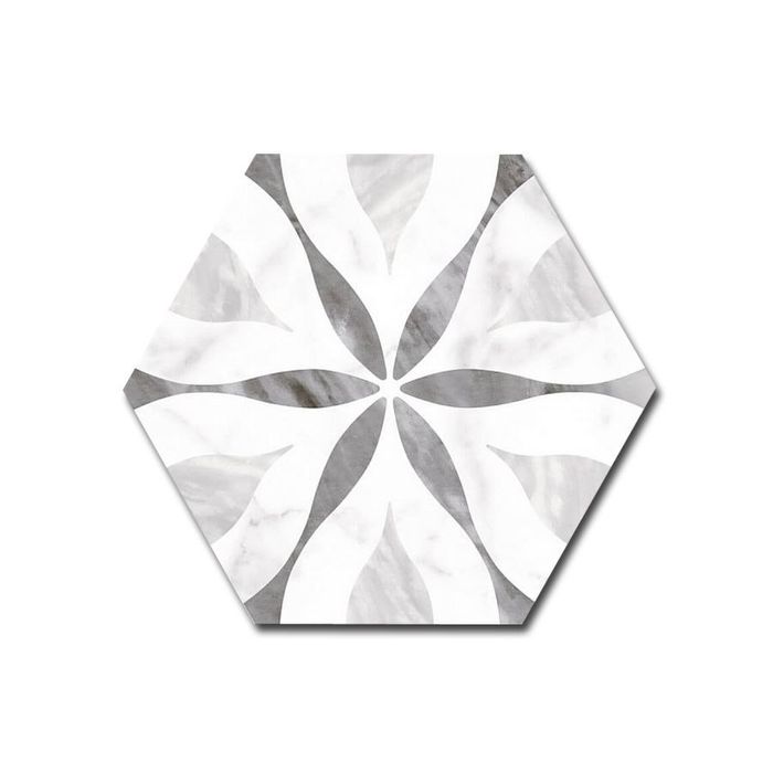 Płytki Equipe Bardiglio Hexagon Flower