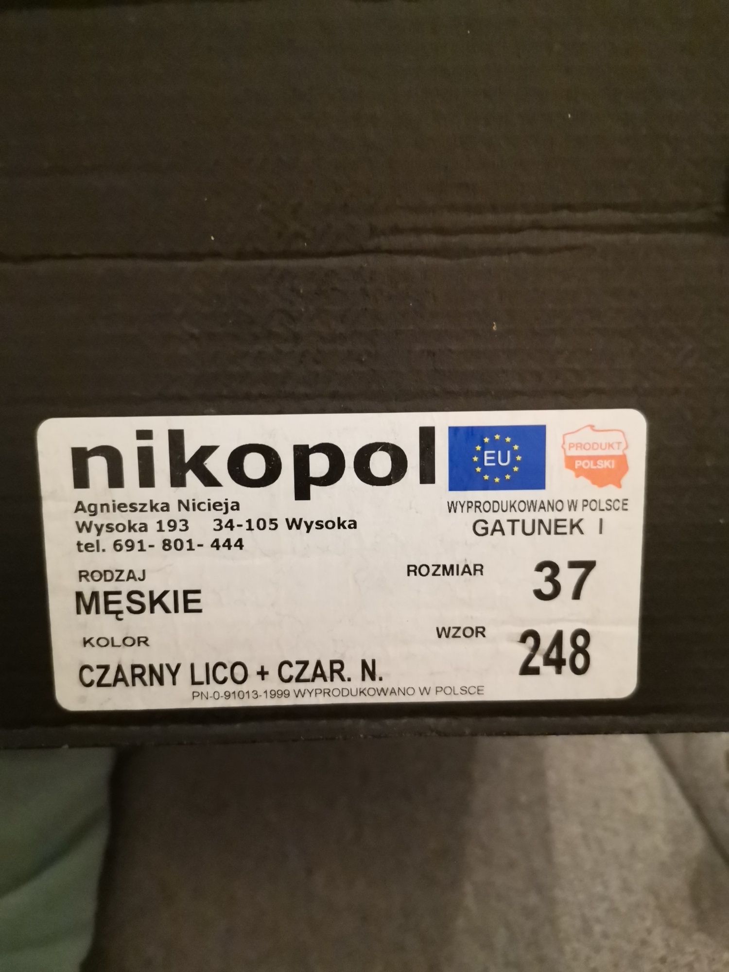 Eleganckie buty nikopol rozmiar 37