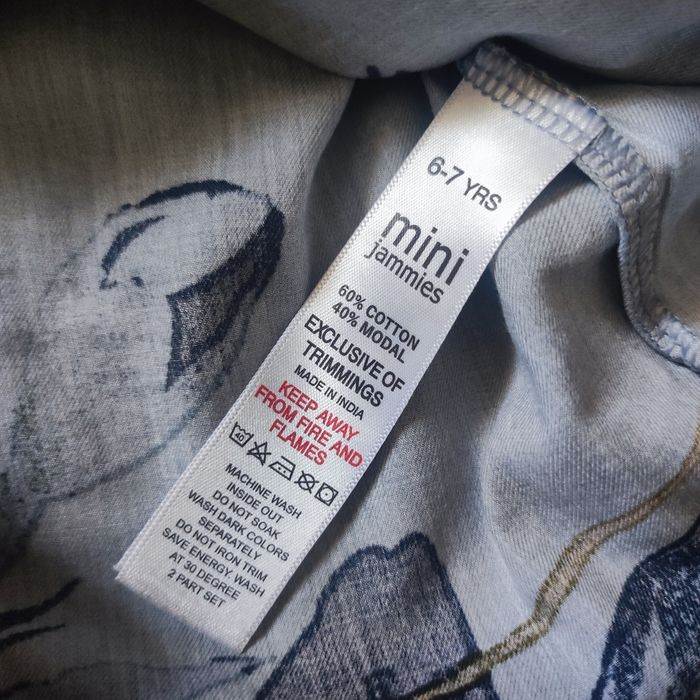 Якісна піжама з бавовни та модалу у квітковий принт