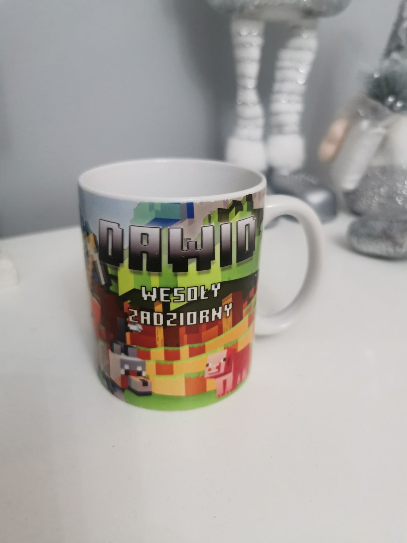 Kubek Minecraft z imieniem