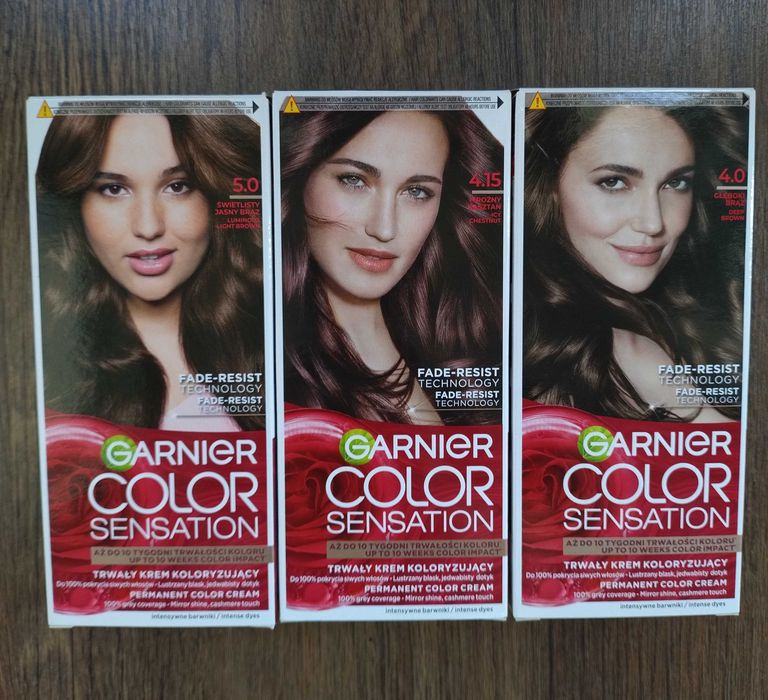 Garnier Color Sensation Farba do włosów 4.15 Mroźny kasztan