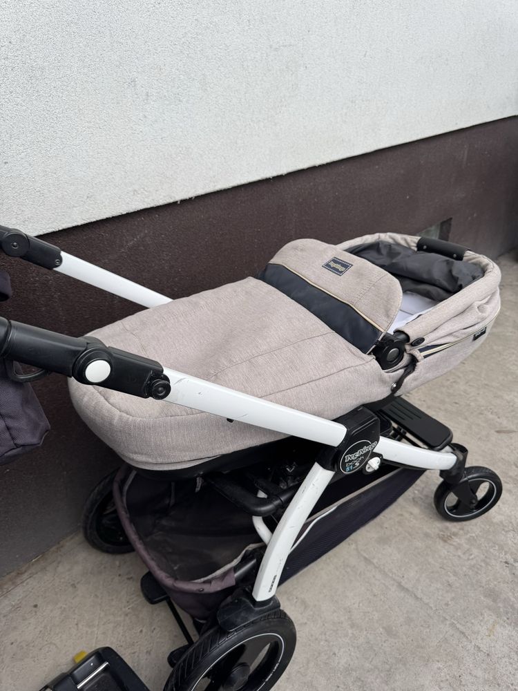 Візок коляска Peg perego book 51s 4в1 з базою isofox та автокріслом
