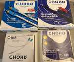 Cabos Chord ClearwayX e C (Como novos)