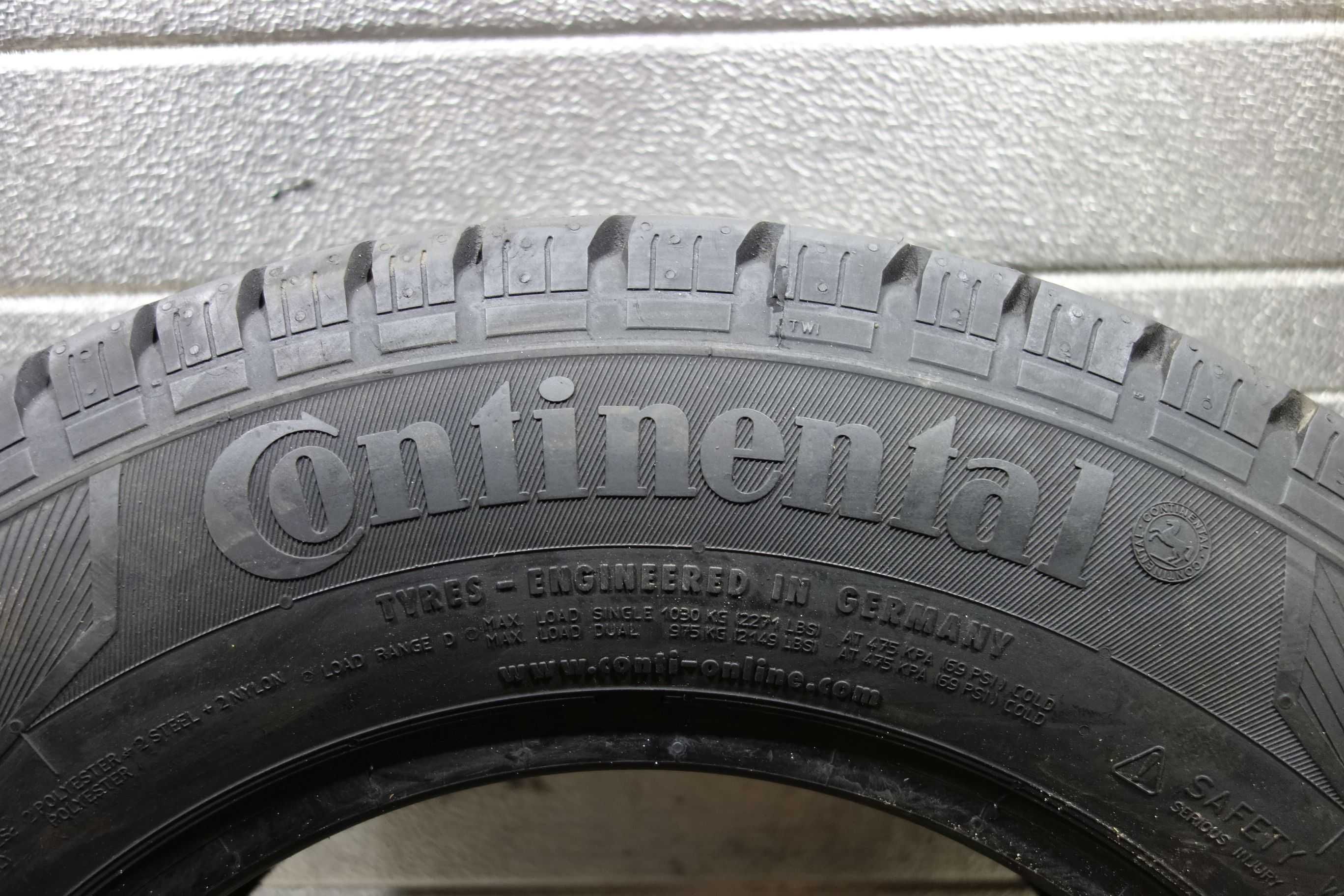 215/70R15C Opony letnie używane Continental VancoCamper 9mm (K2)