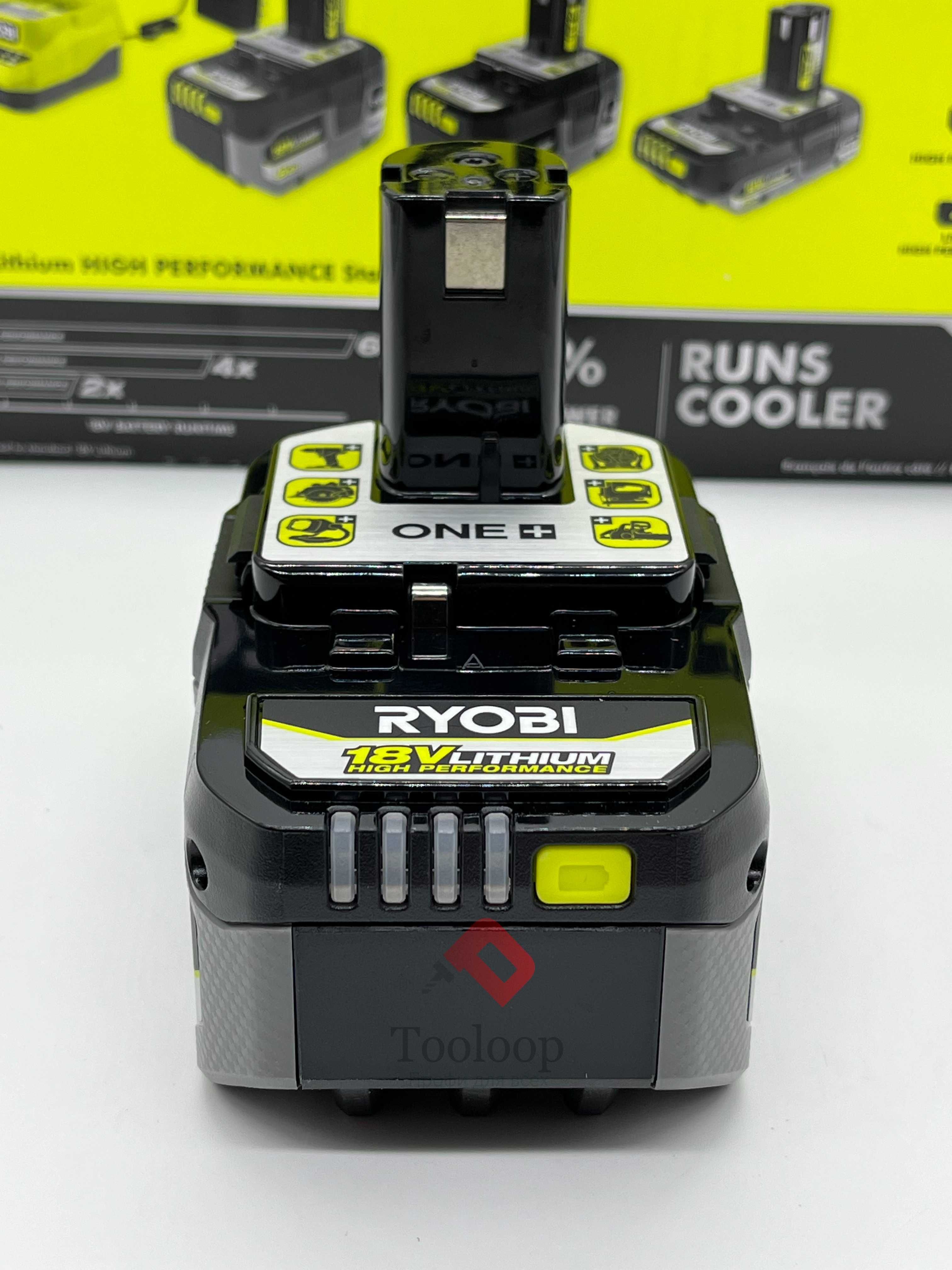 Аккумуляторная батарея RYOBI 18v ONE+ High Performance 4 Ah/В наличии!