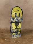 Skate amarelo c/ bolsa