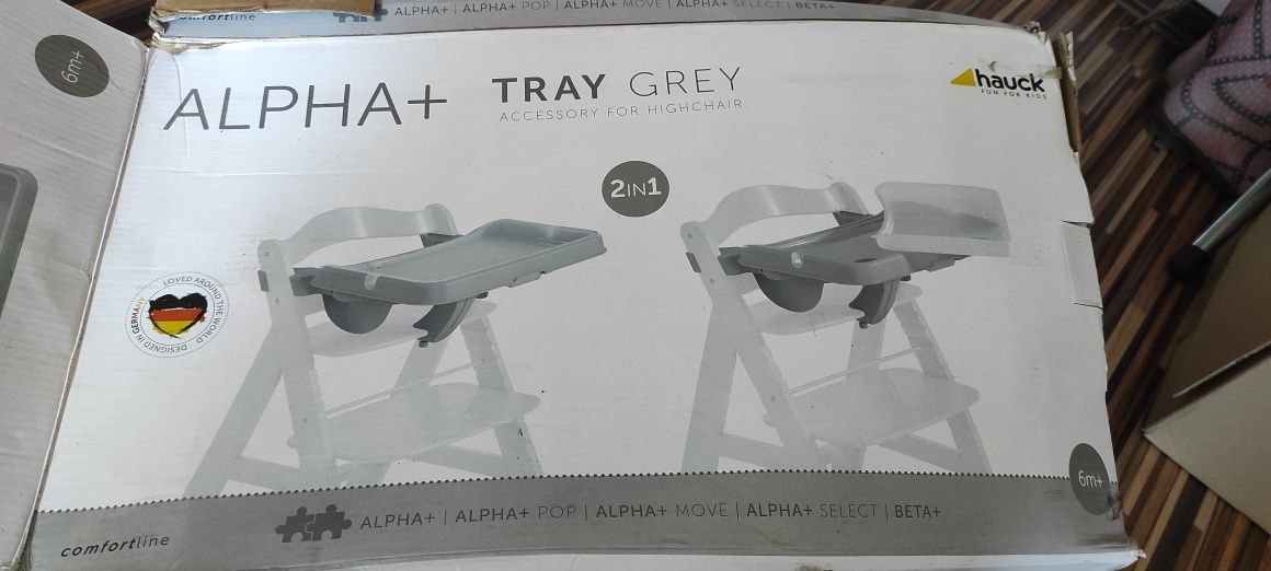 Hauck Alpha trasy grey