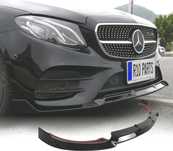SPOILER FRONTAL MERCEDES CLASE E W213 16-20 LOOK SPORT PRETO BRILHANTE