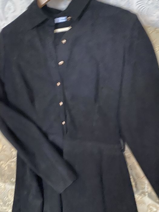 Замшева сукня в стилі бебідол