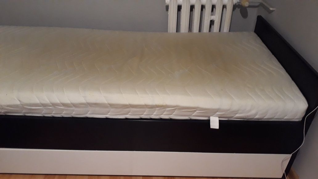 Łóżko młodzieżowe VOX 90×200cm czarne+ materac Gratis