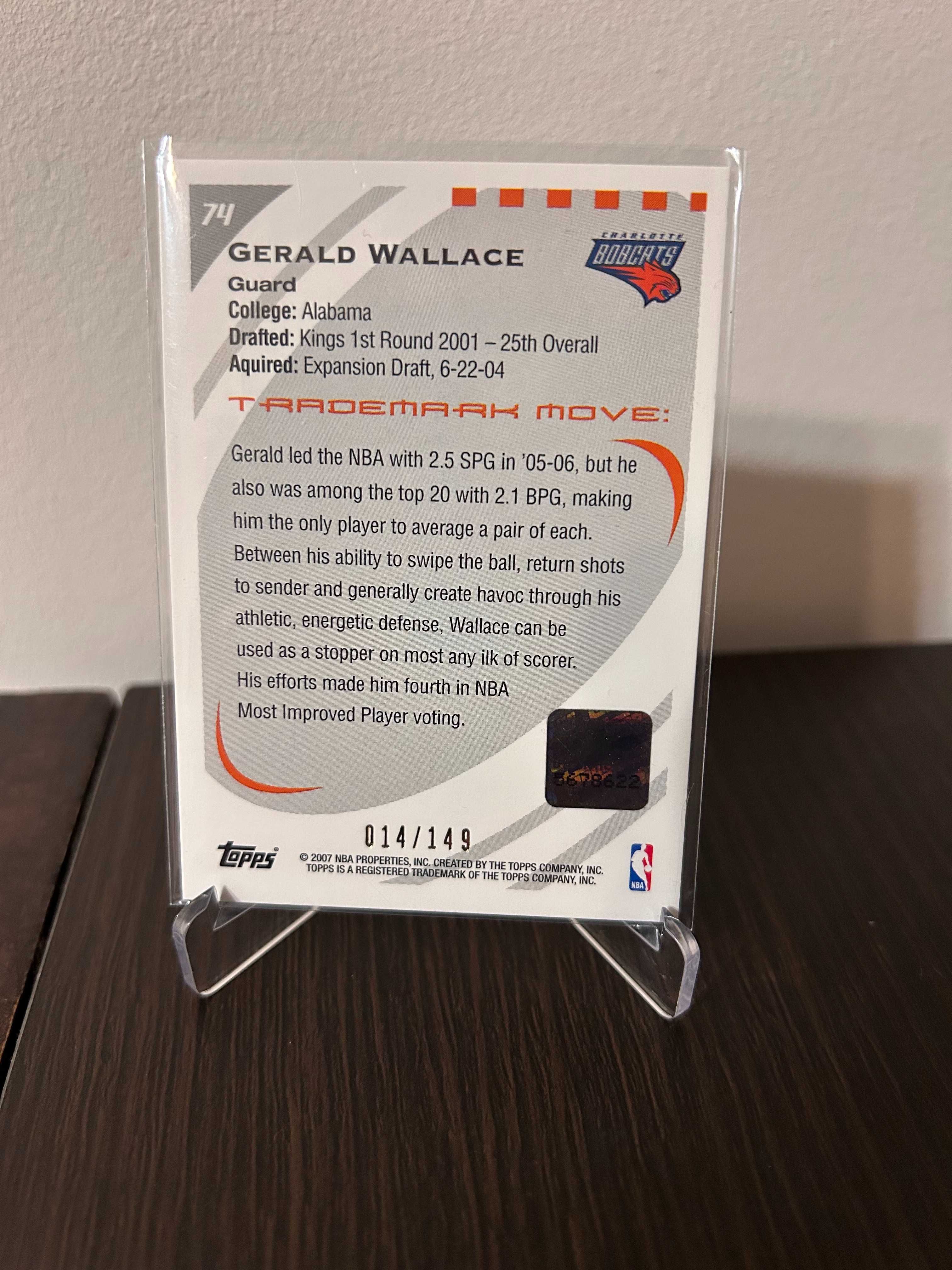 2006-07 Topps Autograf Gerald Wallace