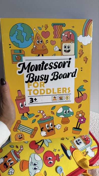 Nowe Montessori teczka edukacyjna tablica manipulacyjna