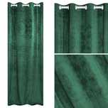 Zasłona 140x250 Dekoracyjna na przelotkach Velvet Soft Butelkowy