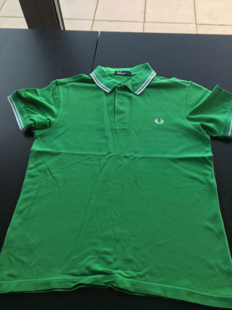 Polo verde Fred Perry tamanho S