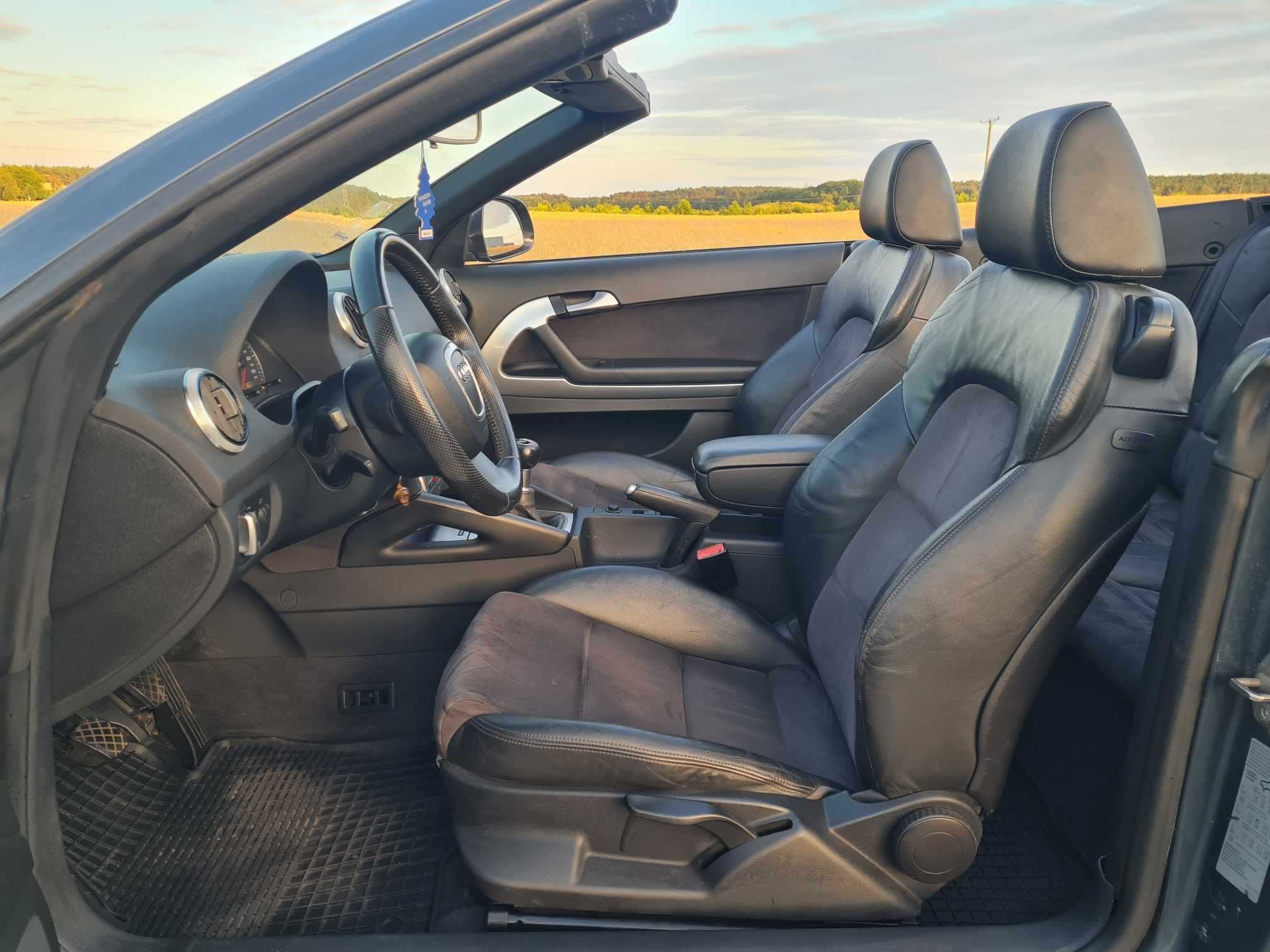 Audi A3 Cabrio 1.6tdi Alcantara duże radio alu 17