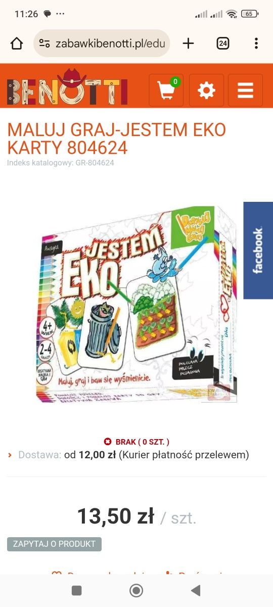 Avagra jestem eko maluj graj karty