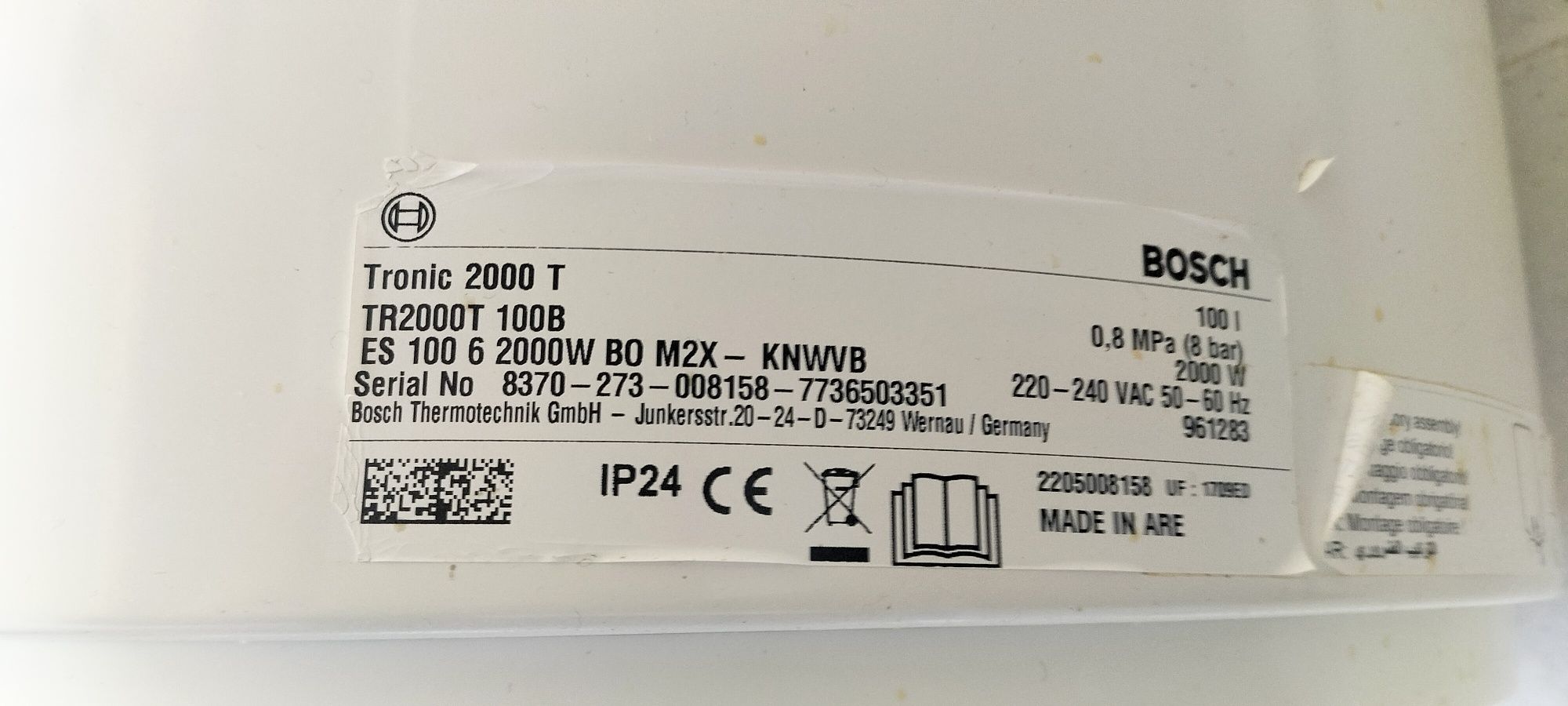 Termoaculador Bosch