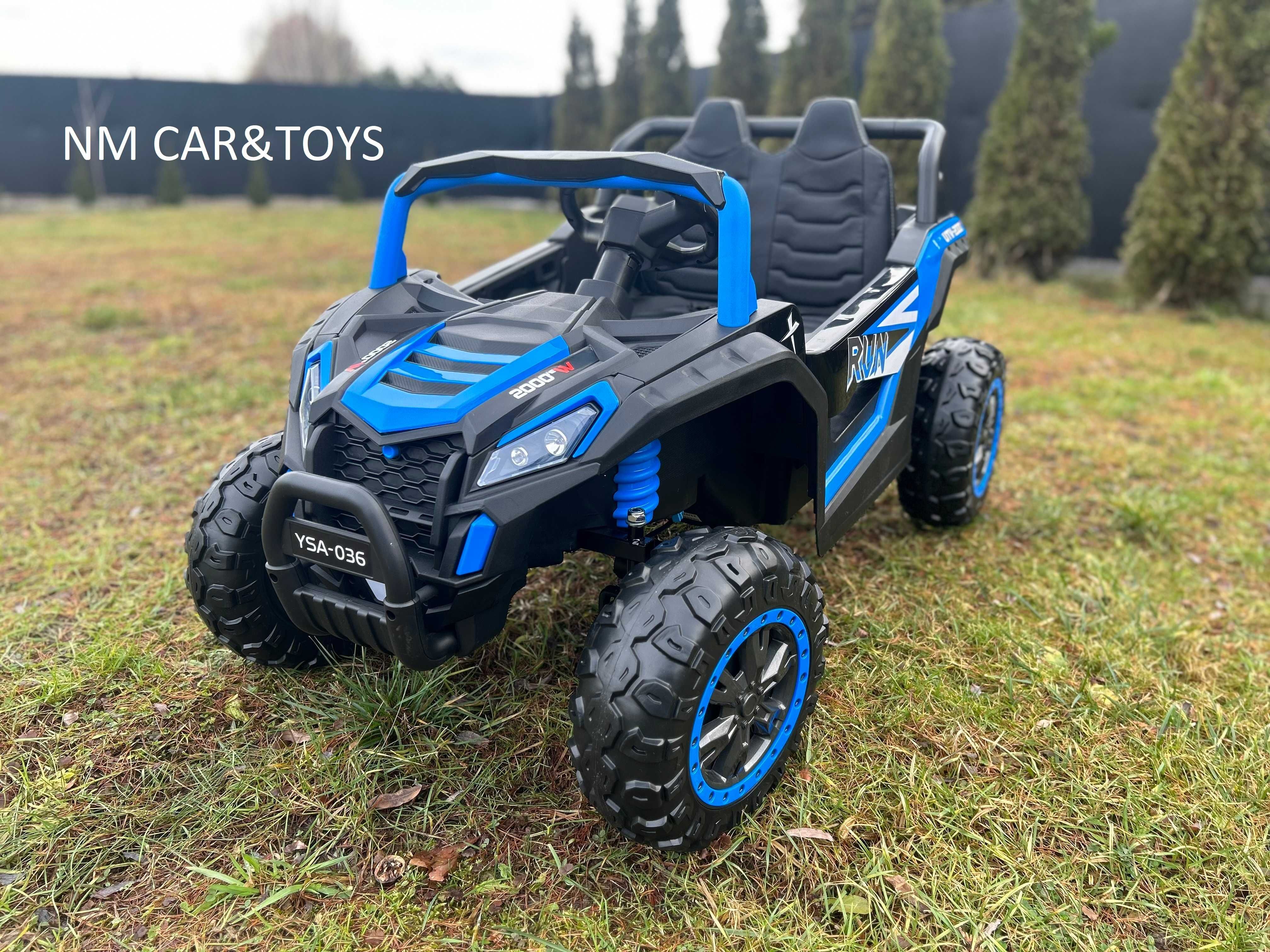 Buggy na akumulator 4x4 AXEL UTV 2000M Pojazd Auto samochód A036