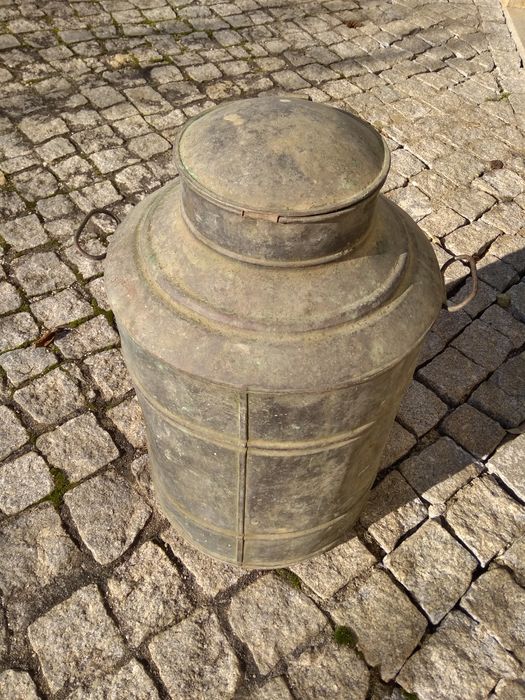 Pote/Bilha em cobre antigo 60litros muito antiga