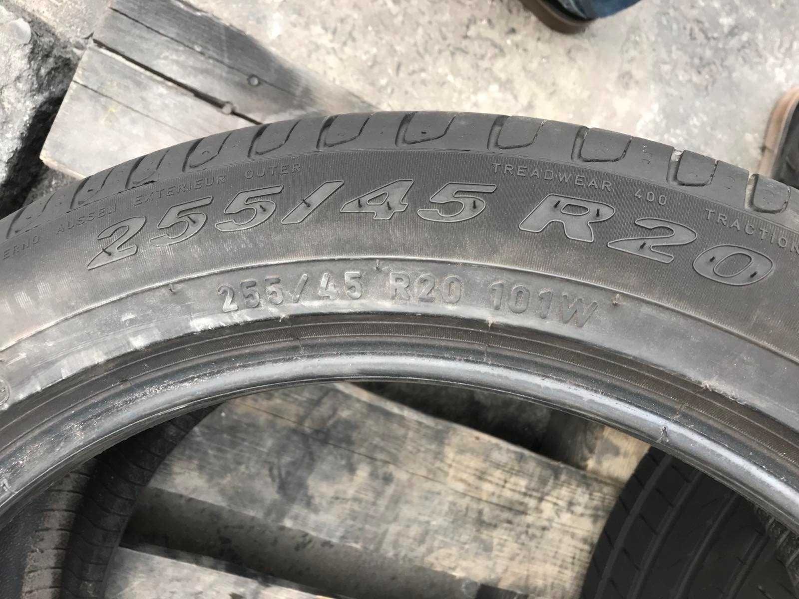 Шини Pirelli 255/45r20 Пара літо б/у склад Оригінал