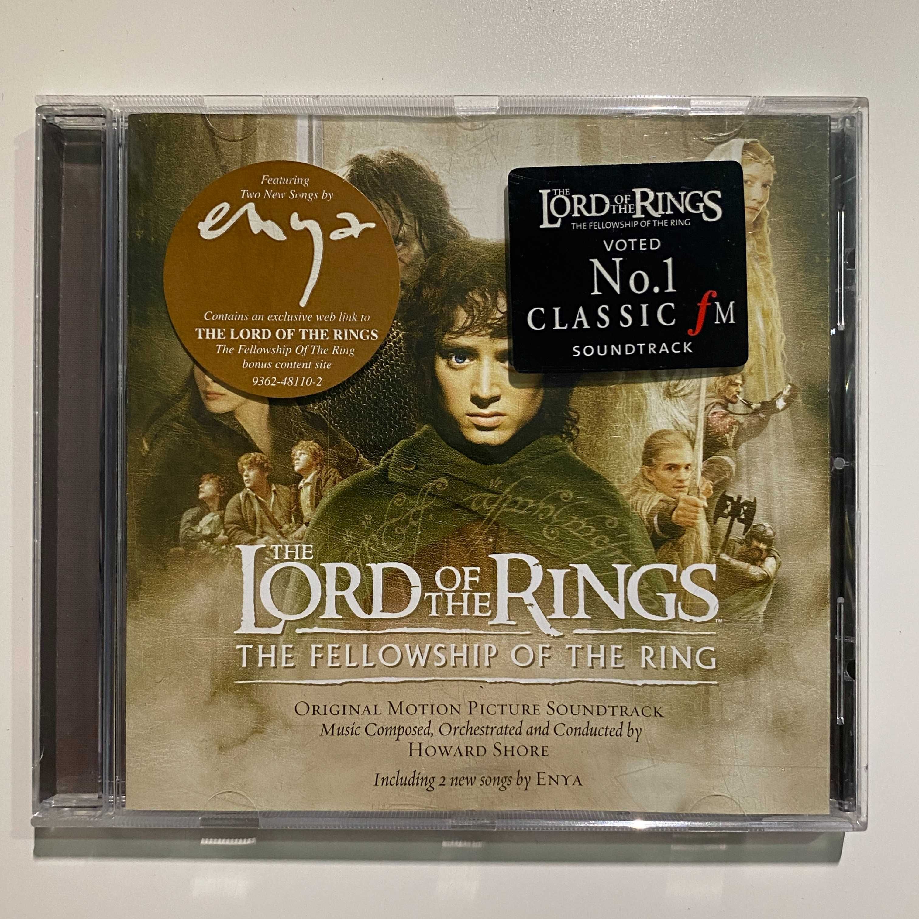 The Lord Of The Rings - the Fellowship Of The Ring - Soundtrack CD