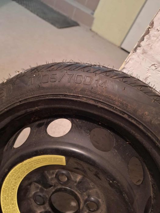 Koło dojazdowe - Opona zapasowa "Dojazdówka" T105/70D14