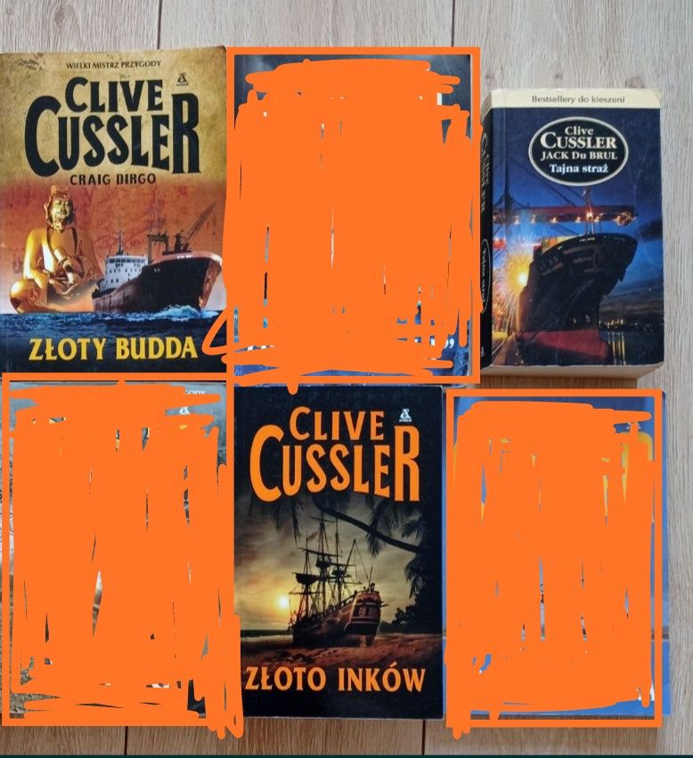 Clive cussler zestaw złoty budda  złoto Inków tajna straż