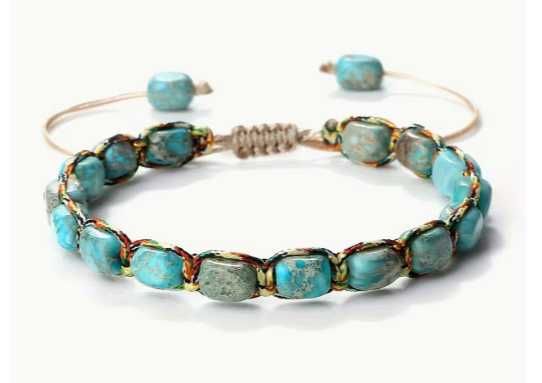 jaspis cesarski bransoletka