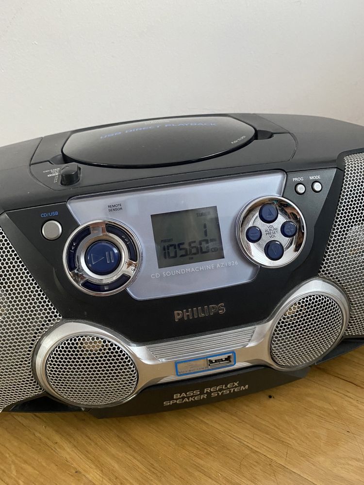 Radiodtwarzacz Philips radio FM/CD/USB/MP3 Pendrive Boombox