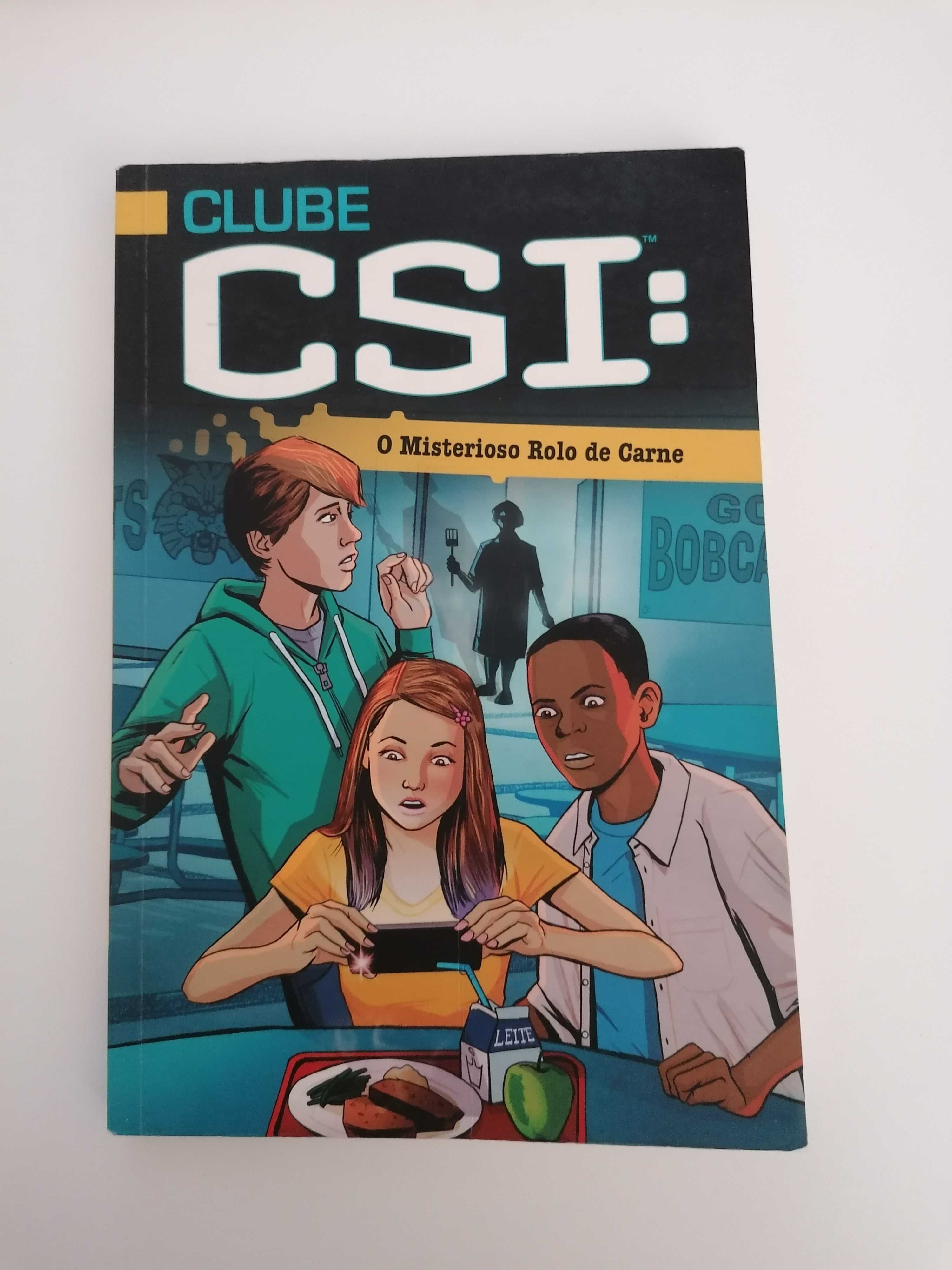 Livro - Clube CSI: O Misterioso Rolo de Carne, David Lewman