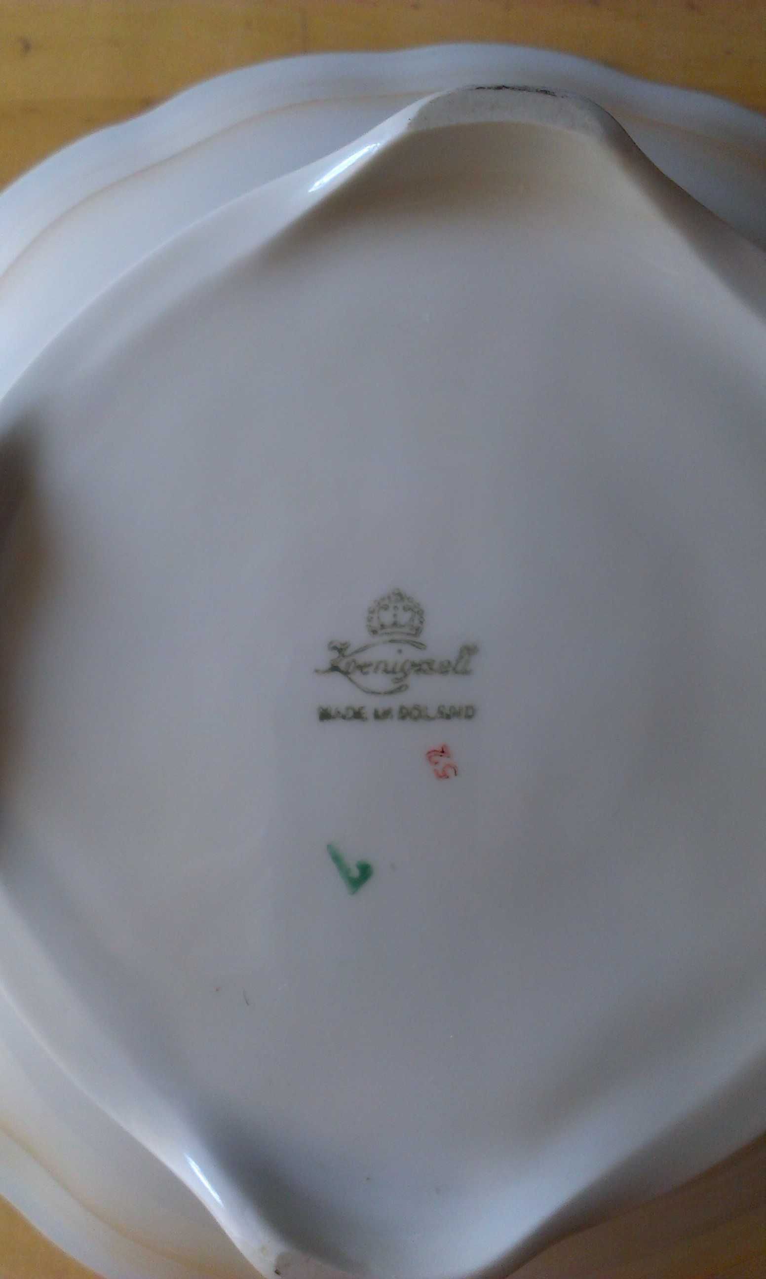 Misa porcelanowa / salaterka Koenigszelt, Jaworzyna Śl. wczesny PRL.