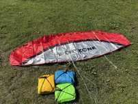 Kitesurfing, kite treningowy, latawiec 2.5m nowy, 4 kolory