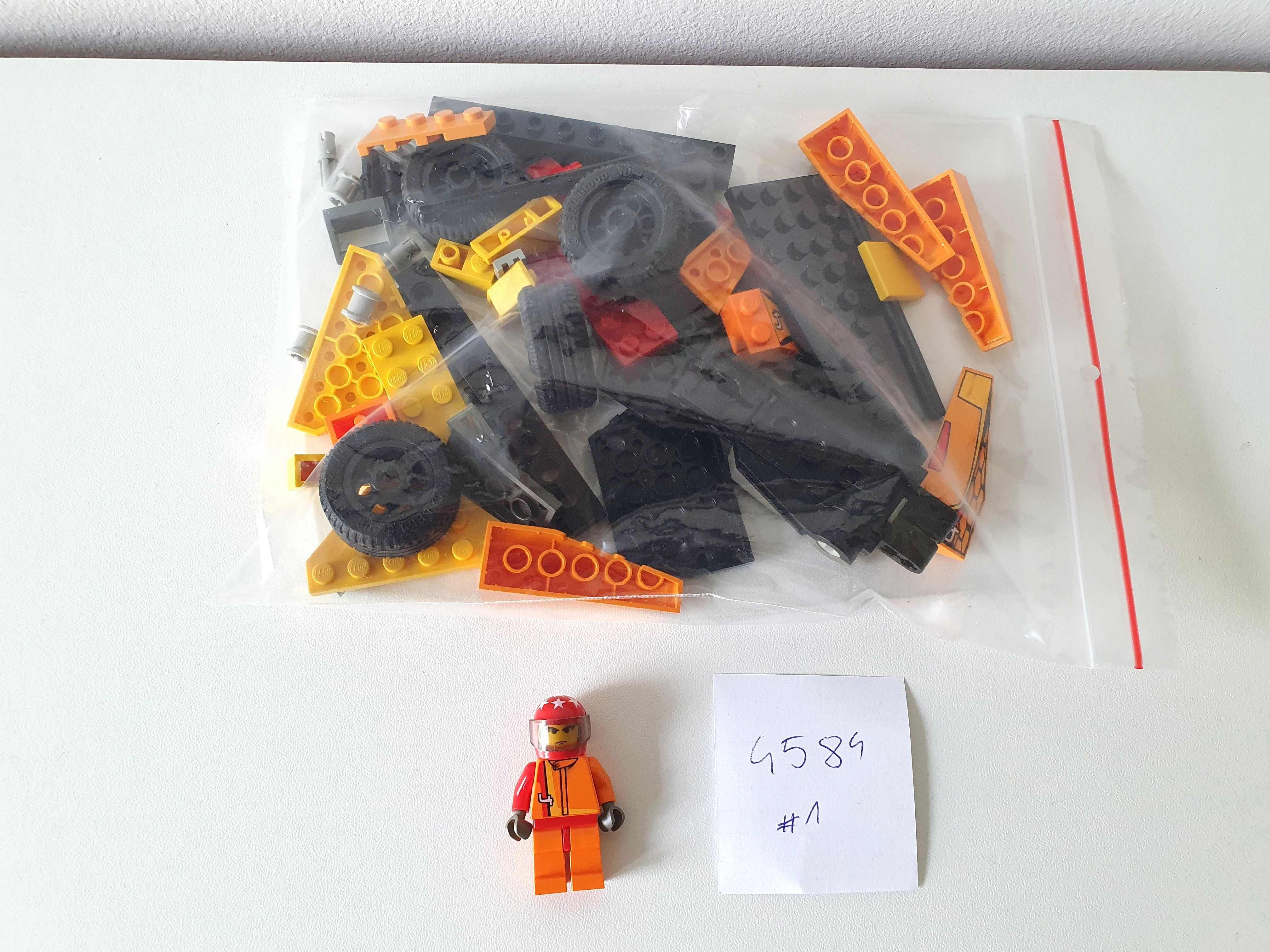 LEGO Racers 4584 Hot Scorcher Wyścigówka Samochód Pomarańczowy