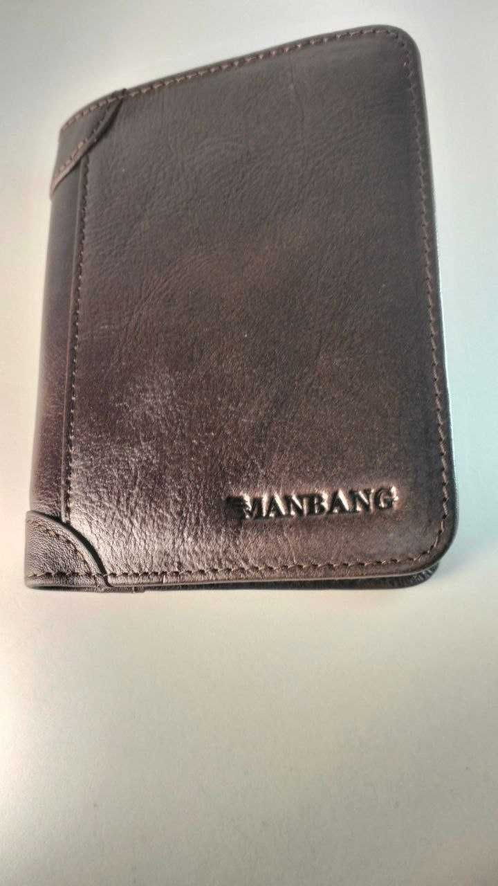 Шкіряний гаманець чоловічий портмоне, кошелёк мужской